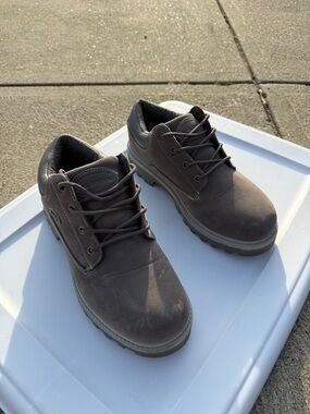 Lugz Men's Dove Gray Lace-Up Work Boots